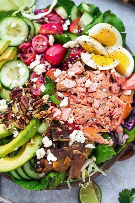 Salmon Cobb Salad Life Made Sweeter