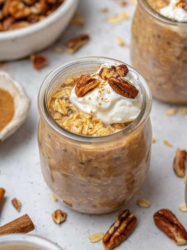 Pumpkin Overnight Oats Life Made Sweeter