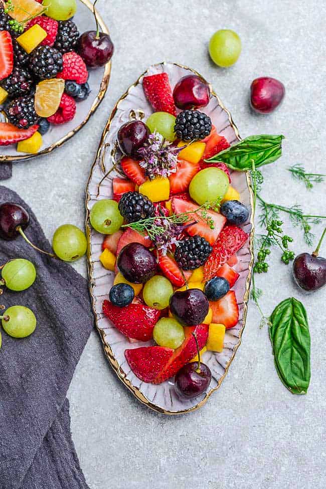 Healthy Fruit Salad Recipe with No Added Sugar - She Loves Biscotti