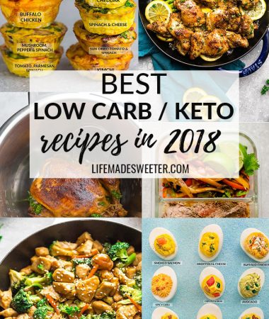 Best Low Carb/Keto Recipes in 2018 collage