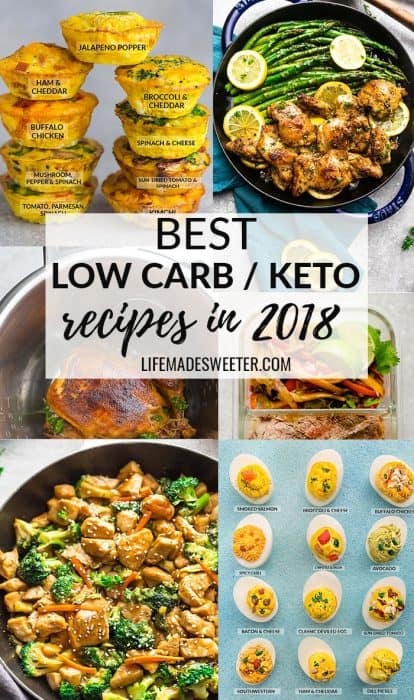 Best Low Carb Recipes of 2018 - Life Made Sweeter