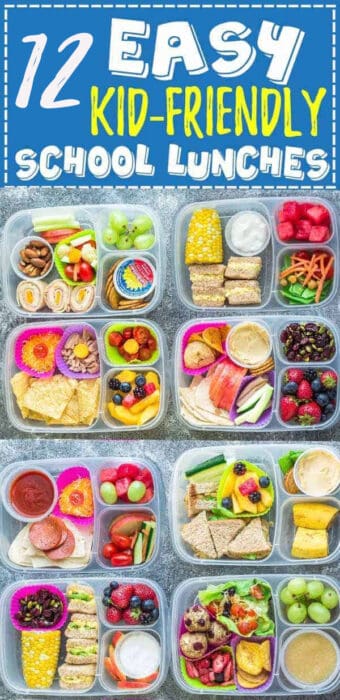 50+ School Lunch Ideas | Healthy & Easy School Lunches | Kid-Friendly