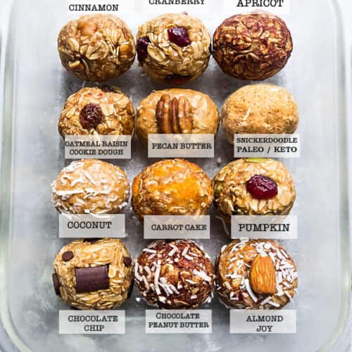 Protein Balls - 12 Delicious Recipes with Gluten Free, Paleo, Low Carb