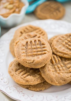 3 Ingredient Peanut Butter cookies are so easy to make