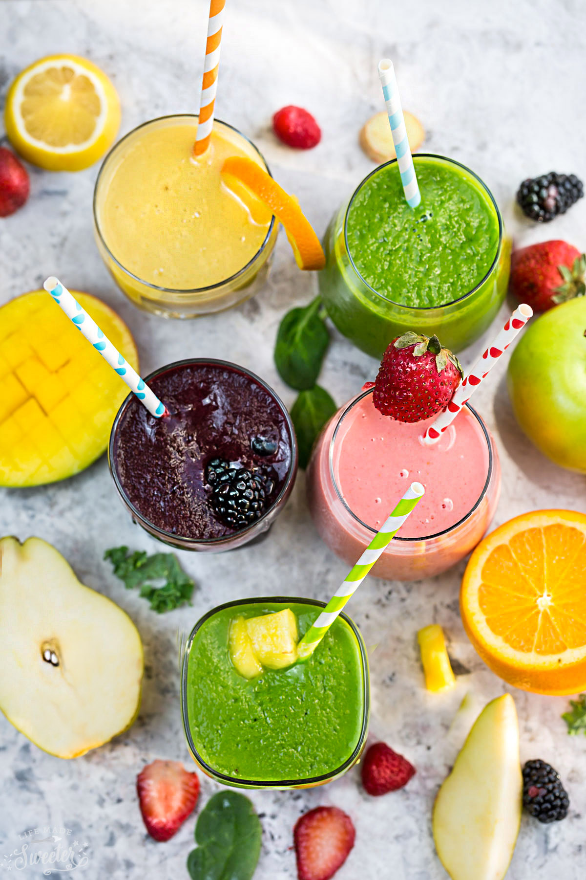 5 Healthy & Delicious Detox Smoothies + Video! - Life Made Sweeter