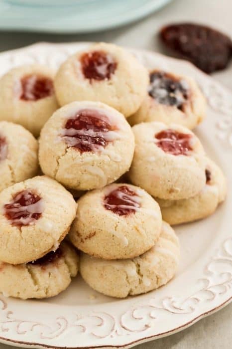 Shortbread Thumbprint Cookies - Life Made Sweeter