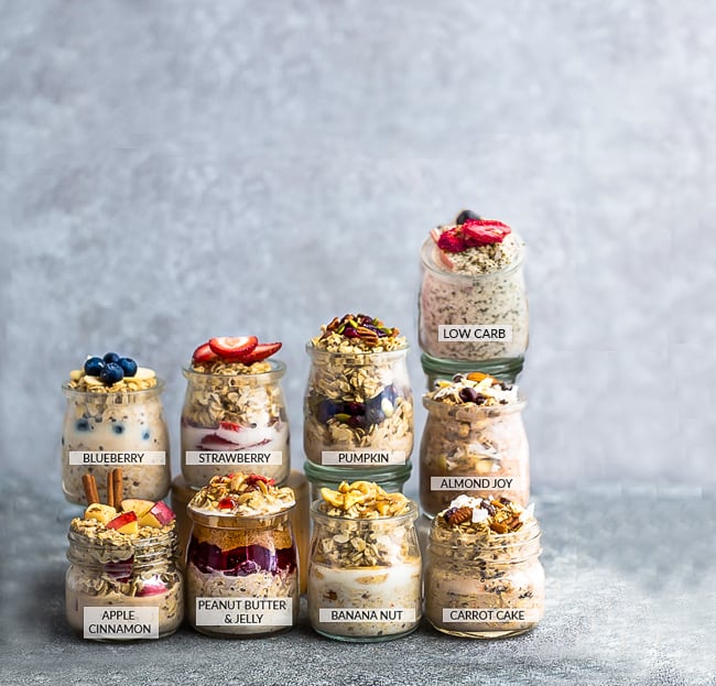 Overnight Oats With 9 Flavor Options Life Made Sweeter