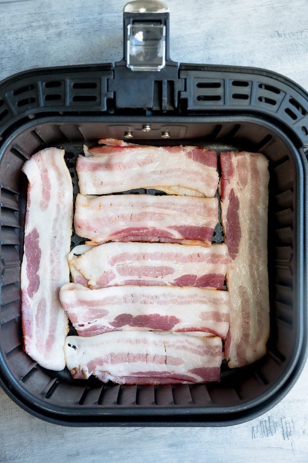 Air fryer Bacon with Parchment Paper AIRFRYER Cooks Essentials 5.3