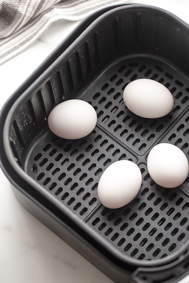 Air Fryer Hard Boiled Eggs - Simmer to Slimmer