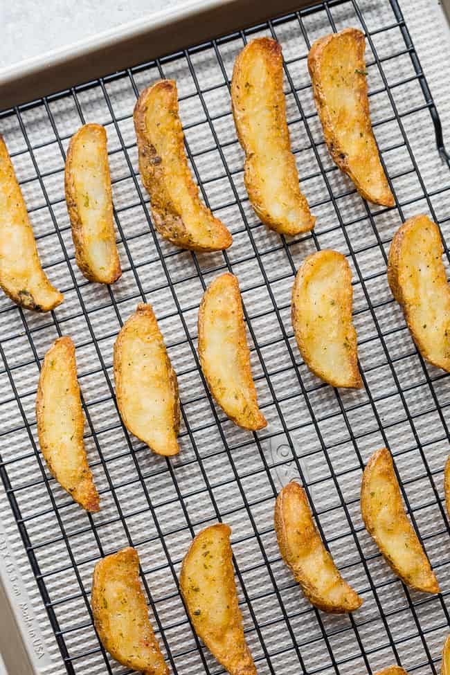 Air Fryer Potato Wedges The Easiest Crispy Potato Wedge Appetizers