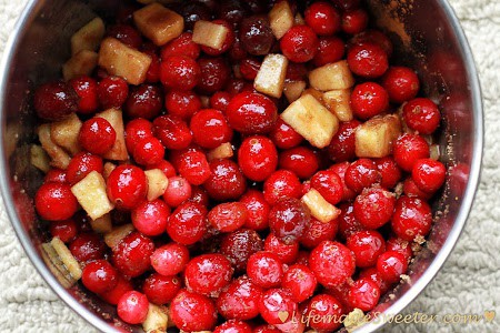 Apple Cranberry Sauce is easy to make & perfect for any Thanksgiving table