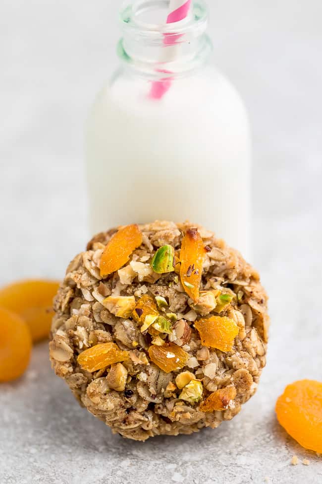 Apricot Pistachio Breakfast Cookies - 12 Ways - switch up your snack lineup with these easy make ahead breakfast cookies for busy on-the-go mornings. Best of all, these recipes are all gluten free, refined sugar free with nut free, paleo / low carb / keto options.