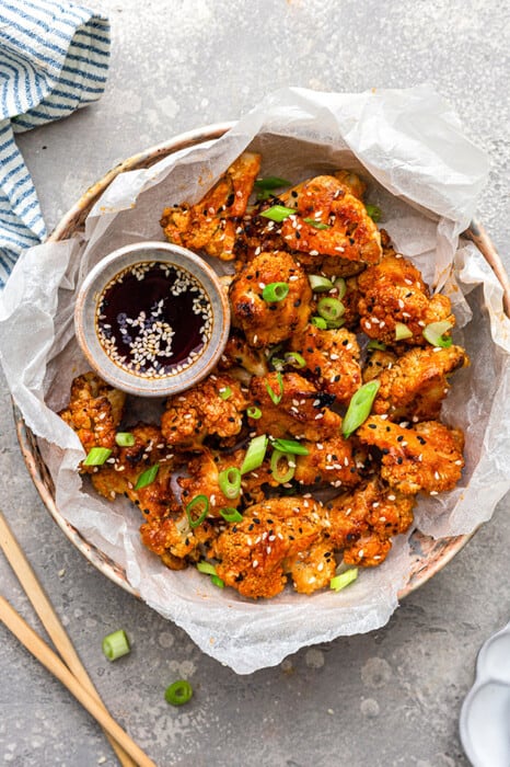 Vegan Cauliflower Wings - Life Made Sweeter | Vegan | Whole30 | Keto