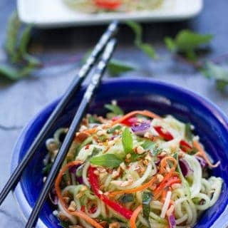 Zucchini Noodle Salad | Life Made Sweeter