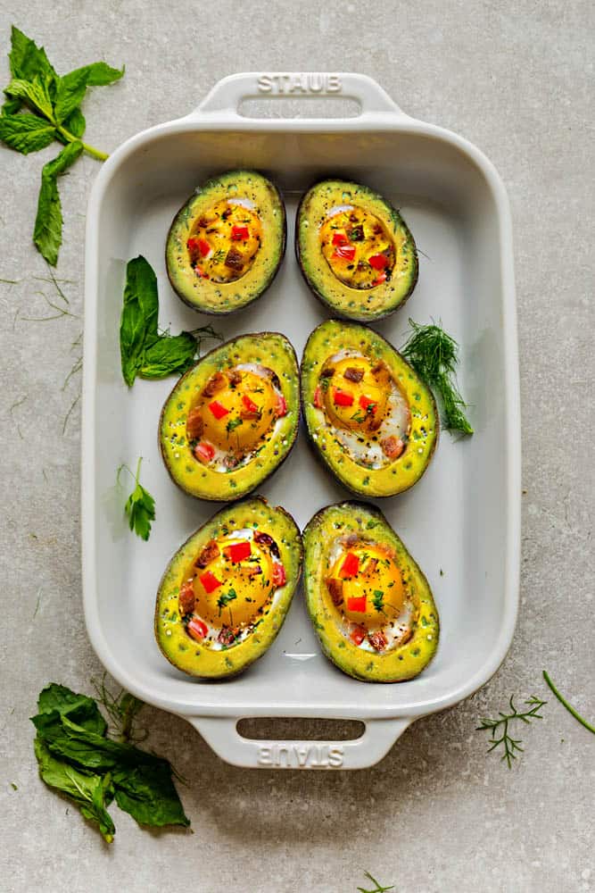 Baked Avocado Egg Cups Recipe (Paleo, Gluten Free)