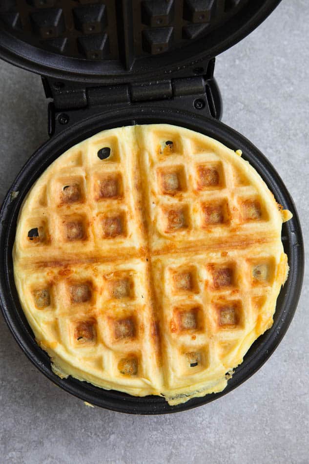 The BEST Chaffles - Low Carb Crispy Keto Waffles only 2 NET CARBS