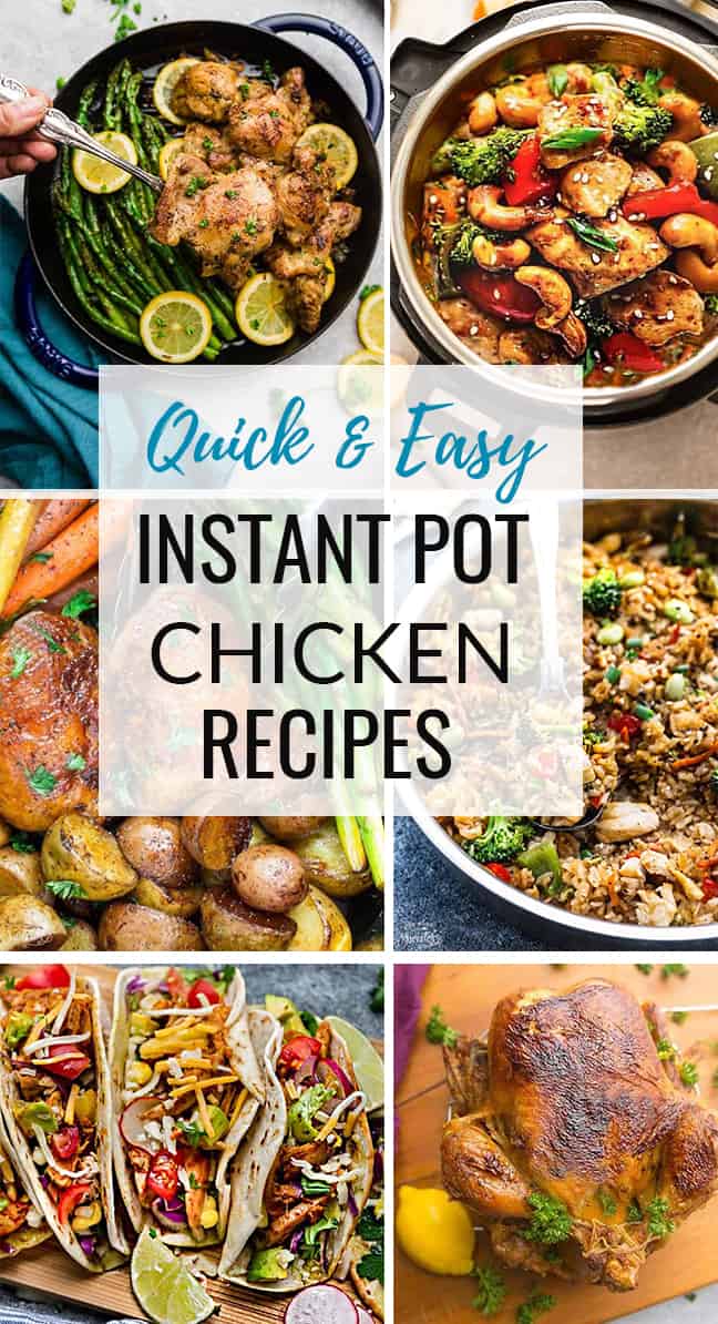 Quick easy instant pot best sale chicken recipes