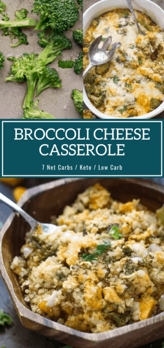 Broccoli Casserole with Cheese The BEST Low Carb Keto Side Dish