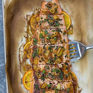 The Best Teriyaki Salmon Recipe | Pineapple Orange Baked Salmon