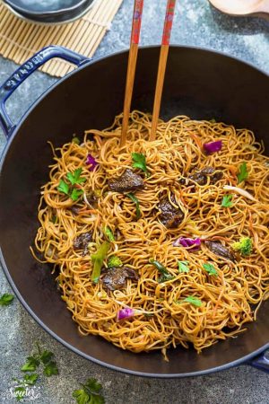 Beef Chow Mein | Homemade Chinese Food Recipe