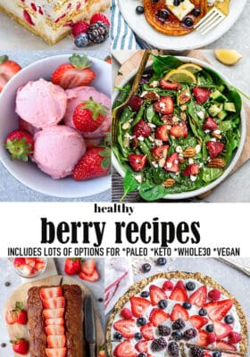 Pinterest Collage for Berry Recipes