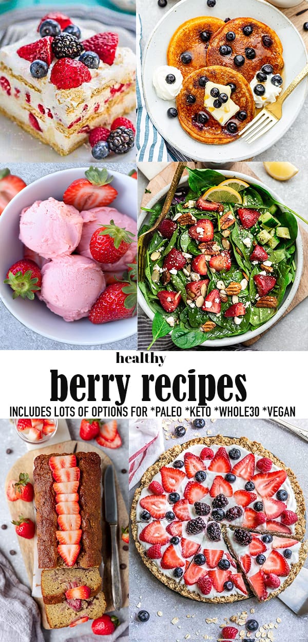 Pinterest Collage for Berry Recipes
