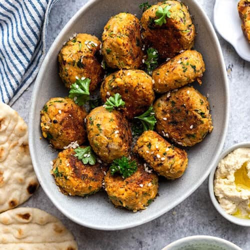 The BEST Falafel Recipe Recipe - 3 Ways in the Air Fryer, Stove or Oven