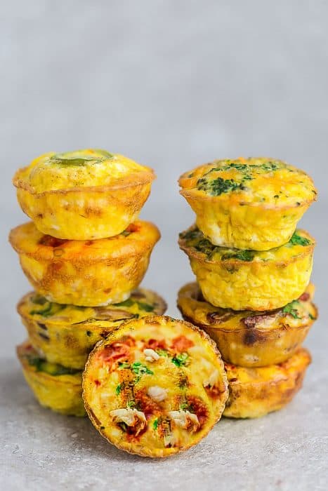 Buffalo Chicken Egg Muffins - Low Carb / Keto - Low Carb, Keto Breakfast