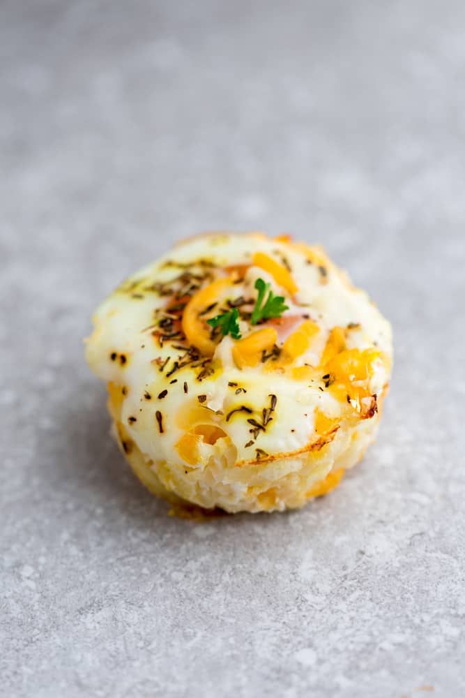 Cauliflower & Cheese Baked Egg Cups - 8 Ways - Recipe Photo Picture27Baked Egg Cups - 9 Ways are the perfect low carb and protein packed breakfast. Best of all, they are super simple to customize and come together in less than 30 minutes!