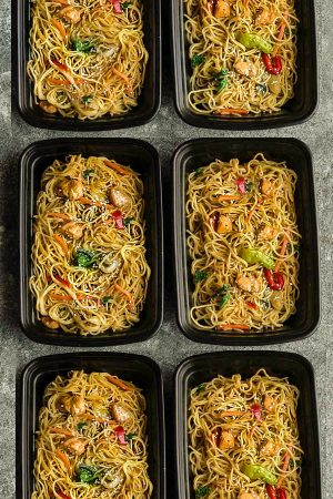 Chicken Chow Mein is the perfect easy weeknight meal! Best of all, it comes together in about 20 minutes in just one pot! Forget calling restaurant takeout, this recipe is so much better with authentic flavors. Seriously the best! Weekly meal prep for the week and leftovers are great for lunch bowls for work or school.