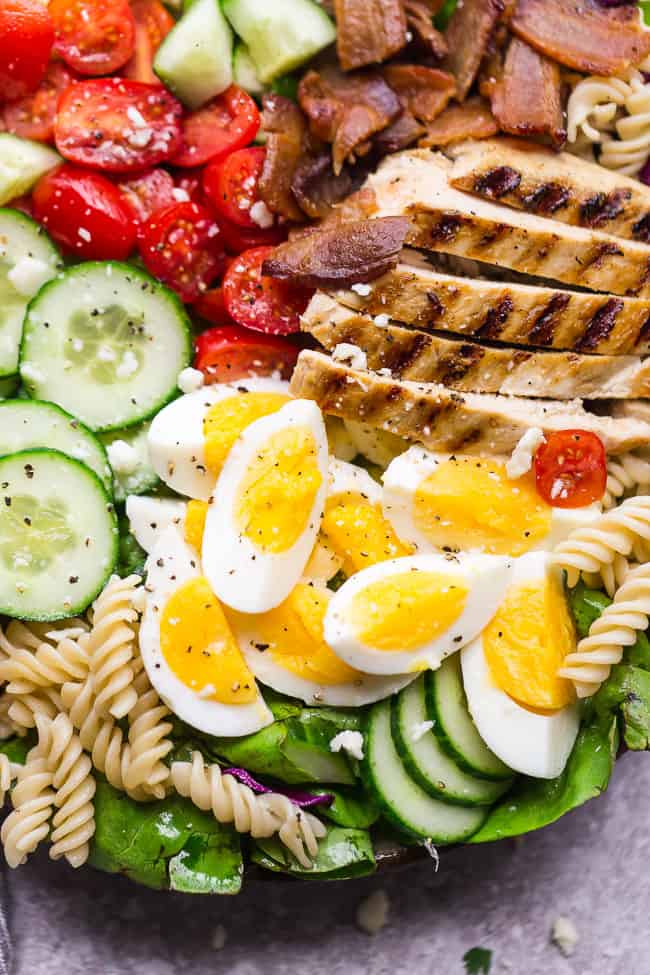 Chicken Cobb Pasta Salad | An Easy Summer Salad Recipe For ...