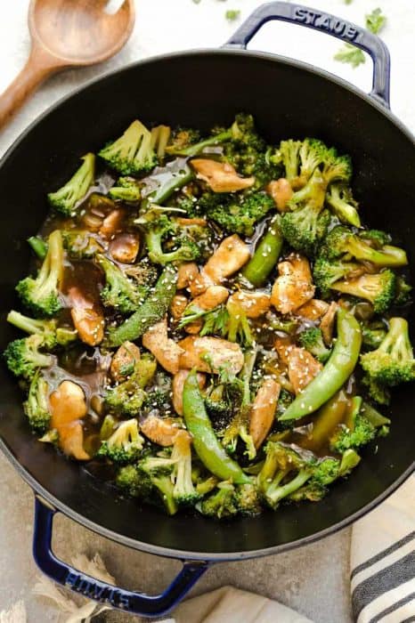 Chicken Stir Fry with Broccoli and Snap Peas | Best Stir Fry Recipe