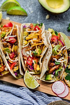 Instant Pot Chicken Tacos Recipe + Homemade Tex Mex Taco Seasoning