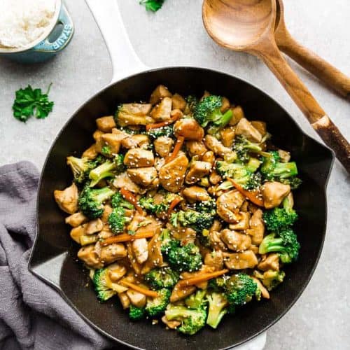 Chicken and Broccoli Stir Fry - Healthy 30 Minute Chinese Dinner Recipe