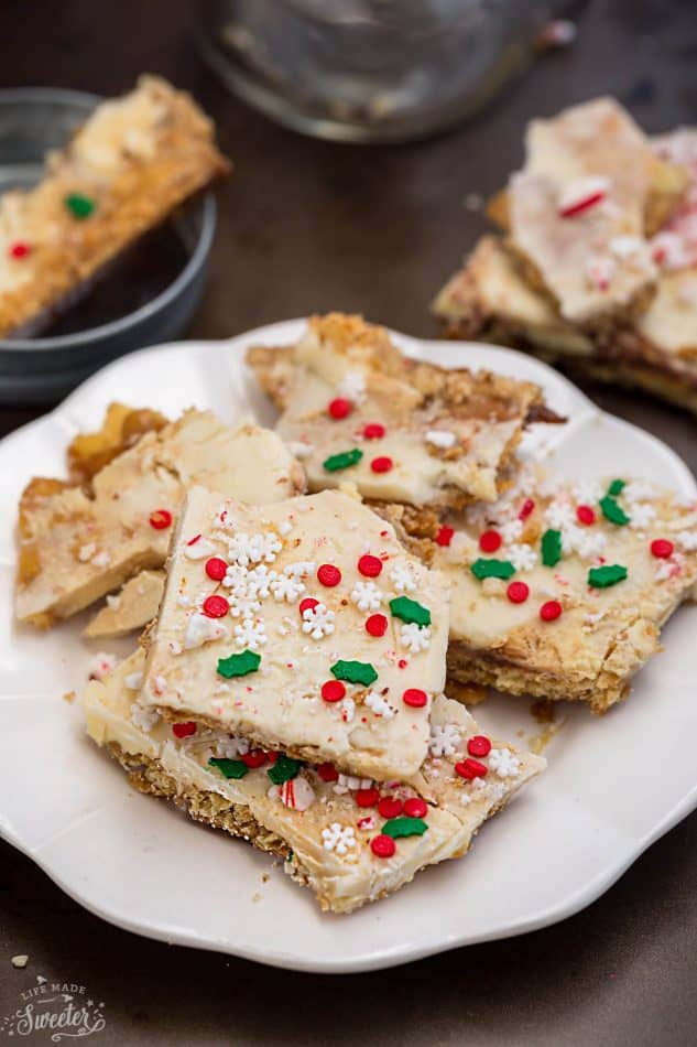 Christmas Cracker Toffee 7 Ways Easy Christmas Desserts