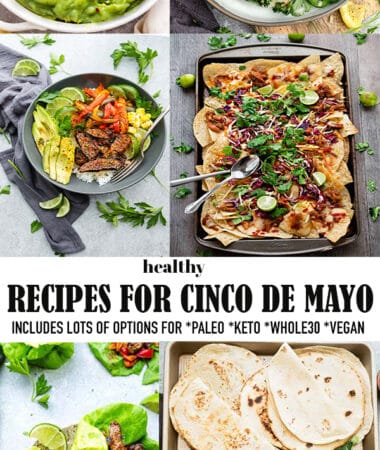 Collage of Cinco de Mayo recipes