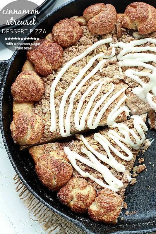 Cinnamon Streusel Dessert Pizza Life Made Sweeter