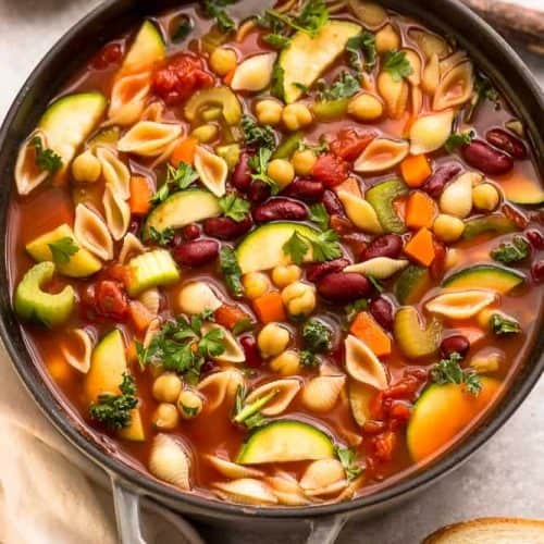 Easy Classic Minestrone Soup - Aberdeen's Kitchen