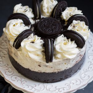 Cookies and Cream Oreo Ice Cream Cake