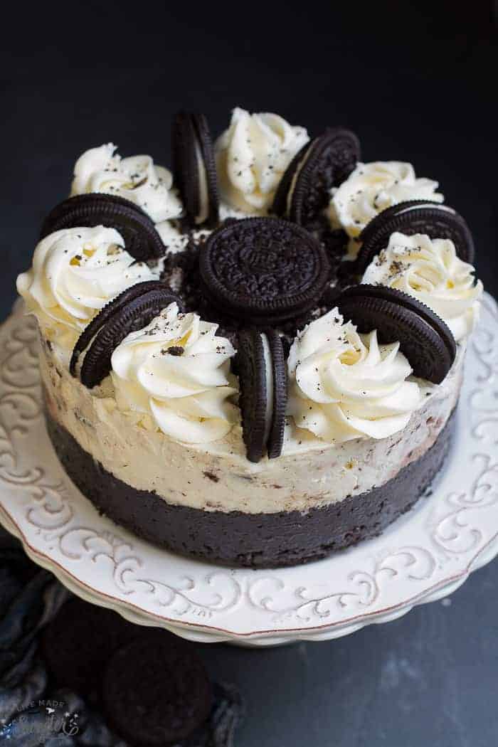 Cookies And Cream Oreo Ice Cream Cake