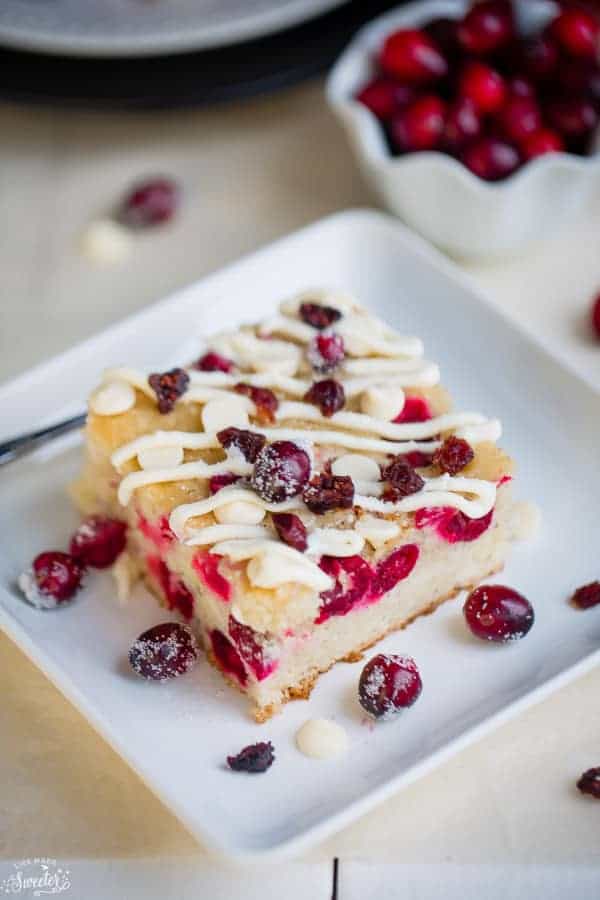 Cranberry Bliss Sheet Cake - Life Made Sweeter