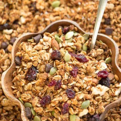 Gingerbread Granola Clusters
