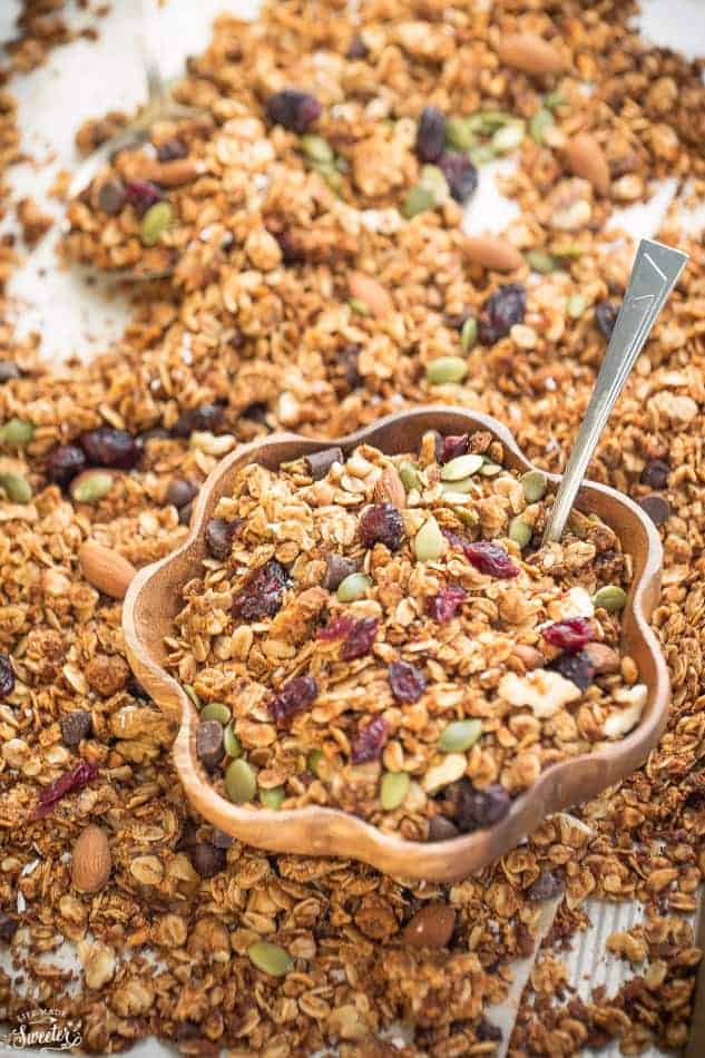 Gingerbread Granola Clusters