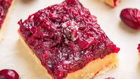 Cranberry Bars Healthy Dessert To Use Up Leftover Cranberry Sauce Paleo