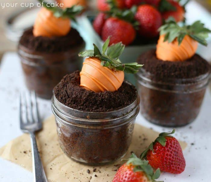 Cute Garden Carrot Cupcakes