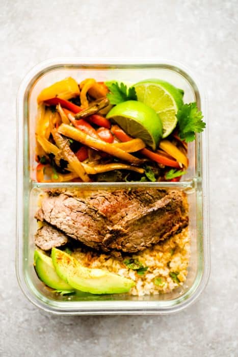 Meal Prep Steak Fajitas Life Made Sweeter