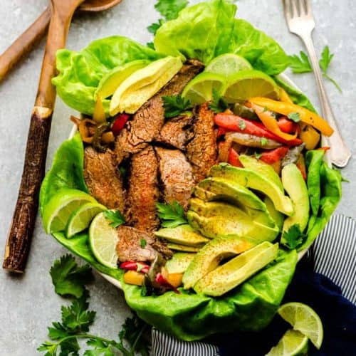 Asian Sesame Steak Fajita Salad Life Made Sweeter