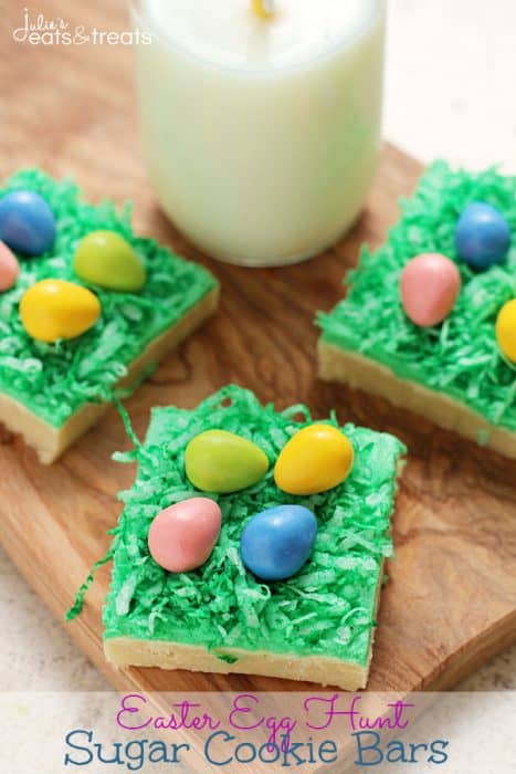Easter Egg Hunt Sugar Cookie Bars
