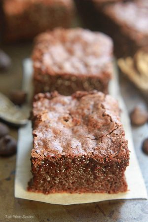 Easy Almond Flour Fudge Brownies The perfect easy super fudgy gluten free brownie made with almond flour meal coconut oil NO butter
