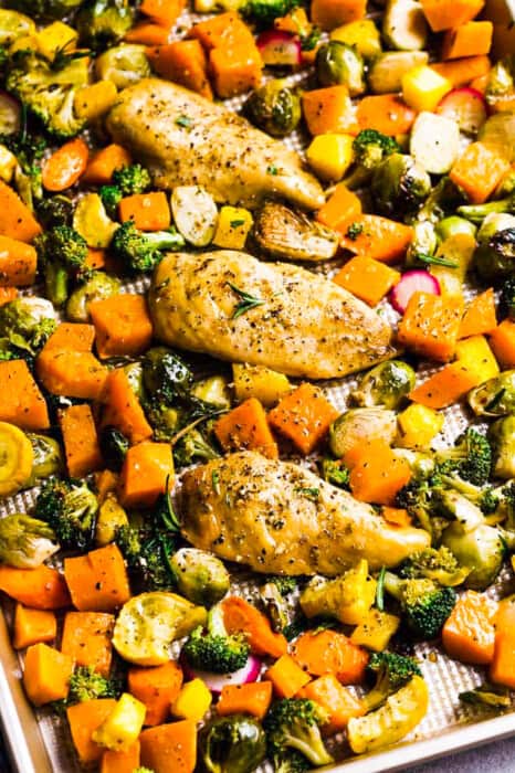 Sheet Pan Chicken Dinner | Life Made Sweeter